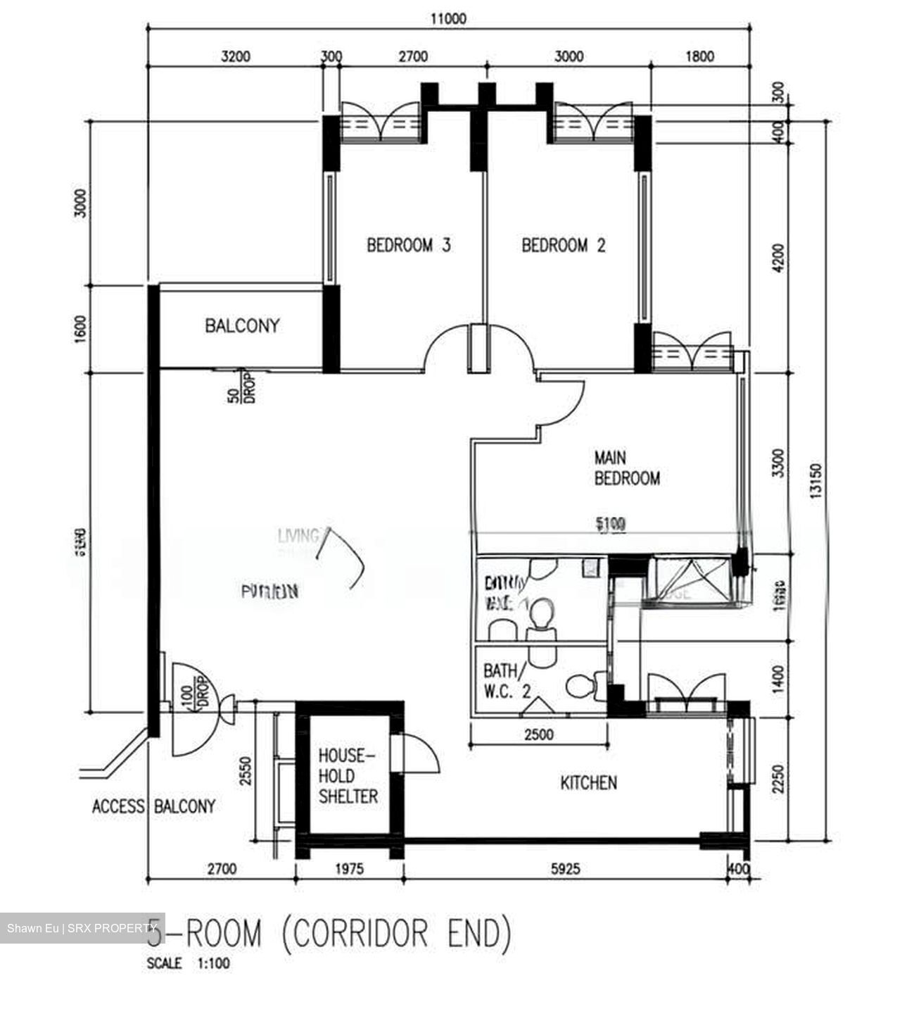 Blk 305A Anchorvale Place (Sengkang), HDB 5 Rooms #576293431